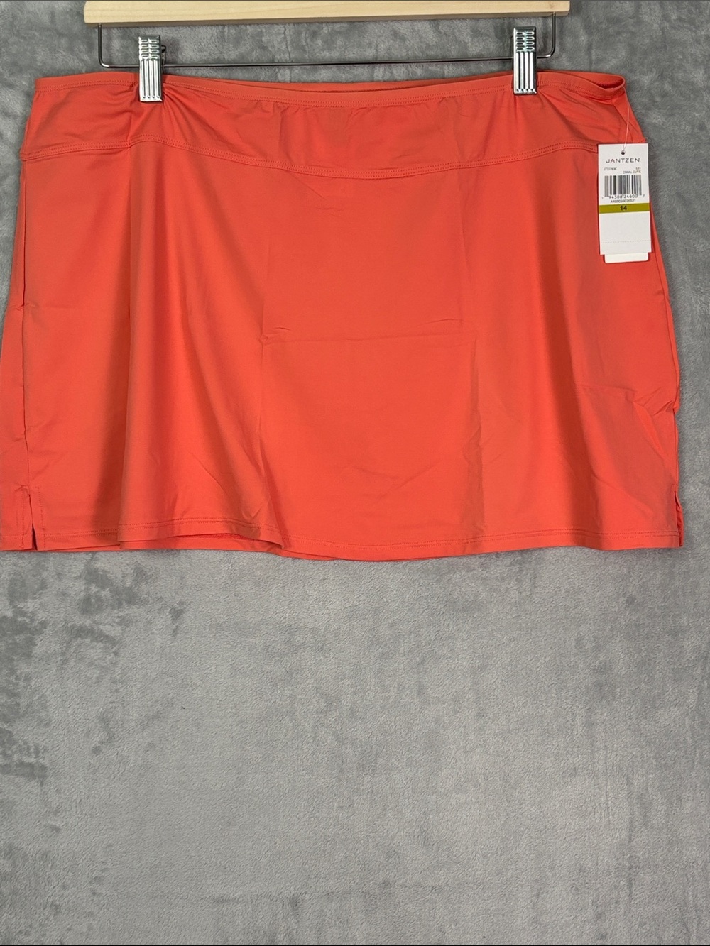 NWT New Jantzen coral Cutie Swim Skirt Size 14
